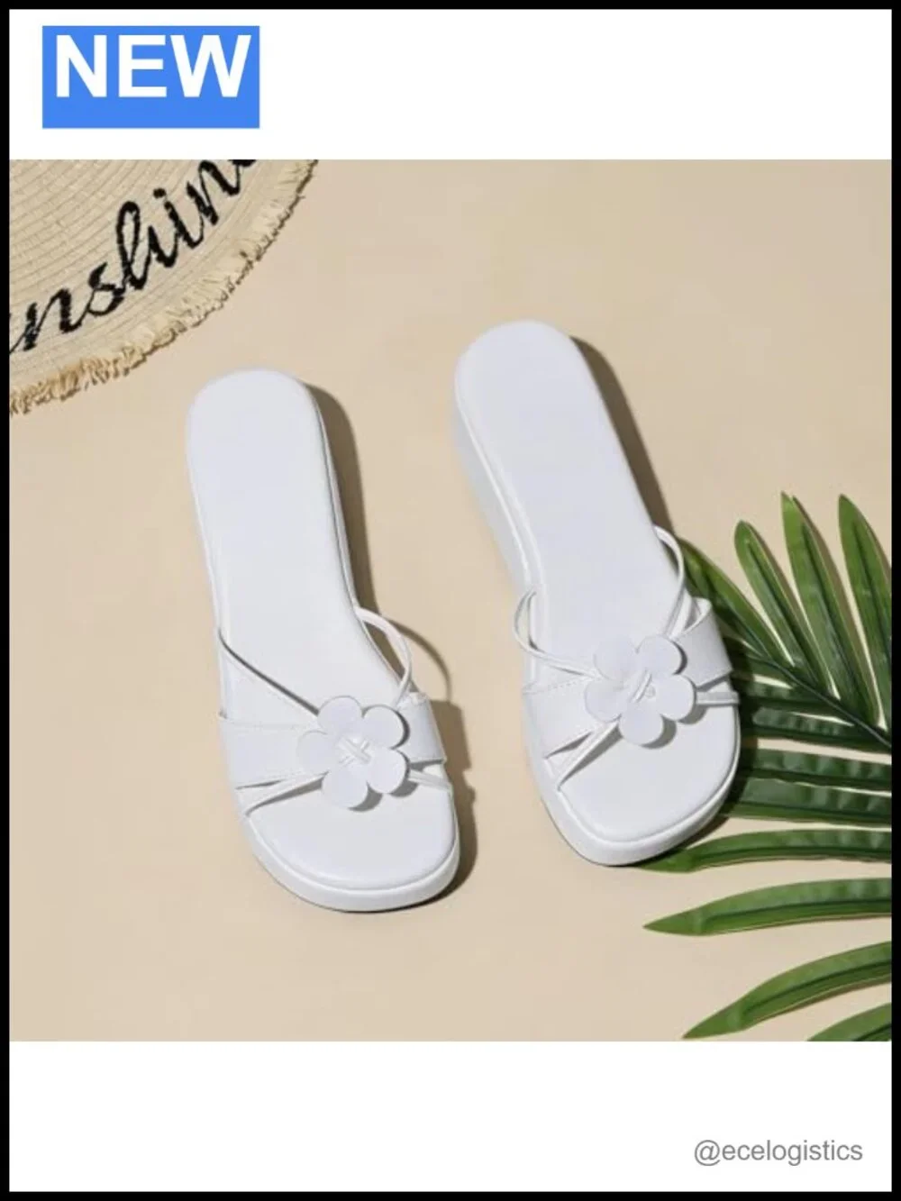 Chunky Floral Wedge Sandals, Comfortable Platform Sandals for Women,
